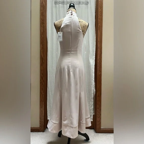 🔆C/MEO Collective Blush Satin Dress(light pink) - Picture 3 of 14